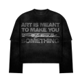 "Arts Purpose" Faux-Layered T-Shirt