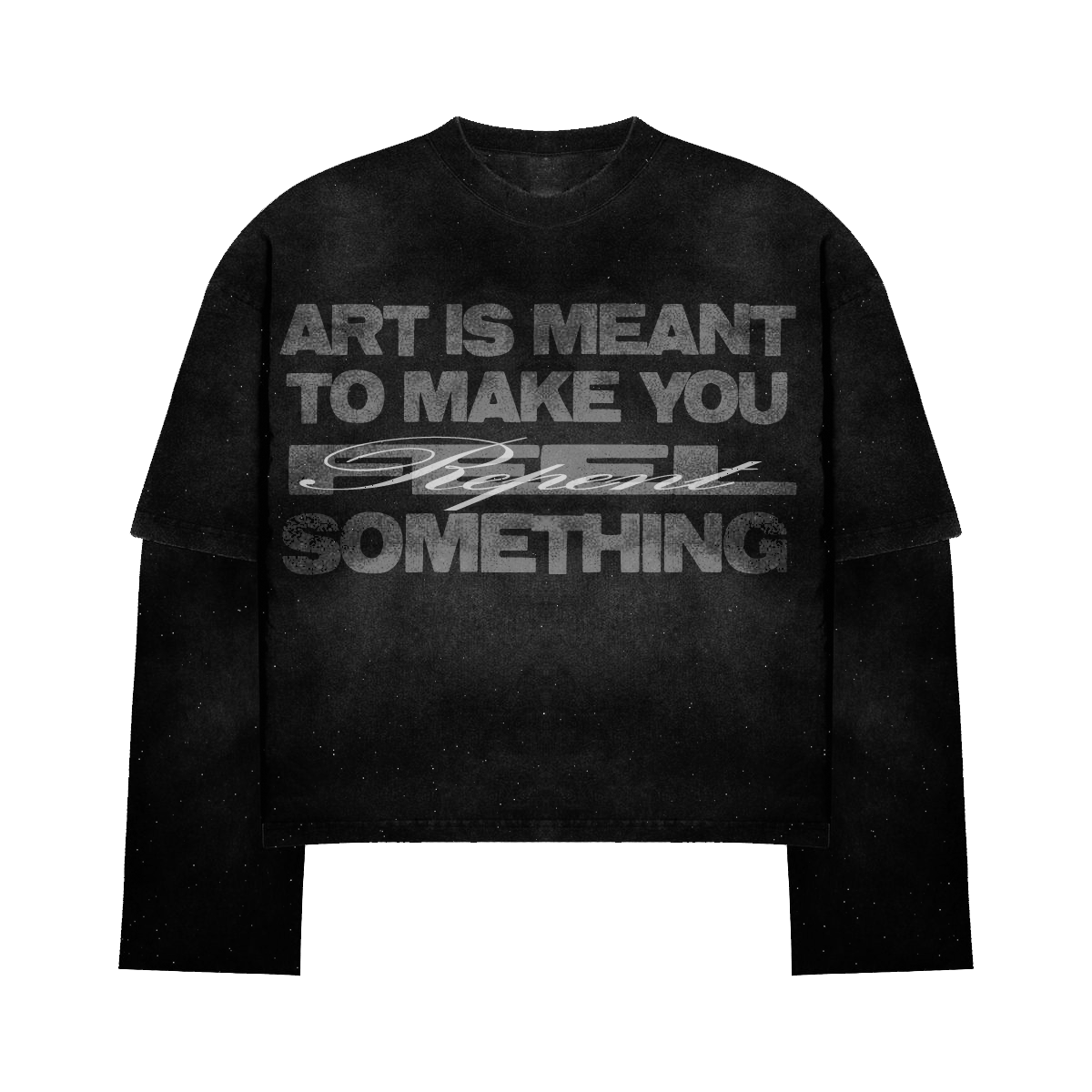 "Arts Purpose" Faux-Layered T-Shirt